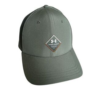 Under Armour Mens Outdoor Green Trucker Cap Hat NWT